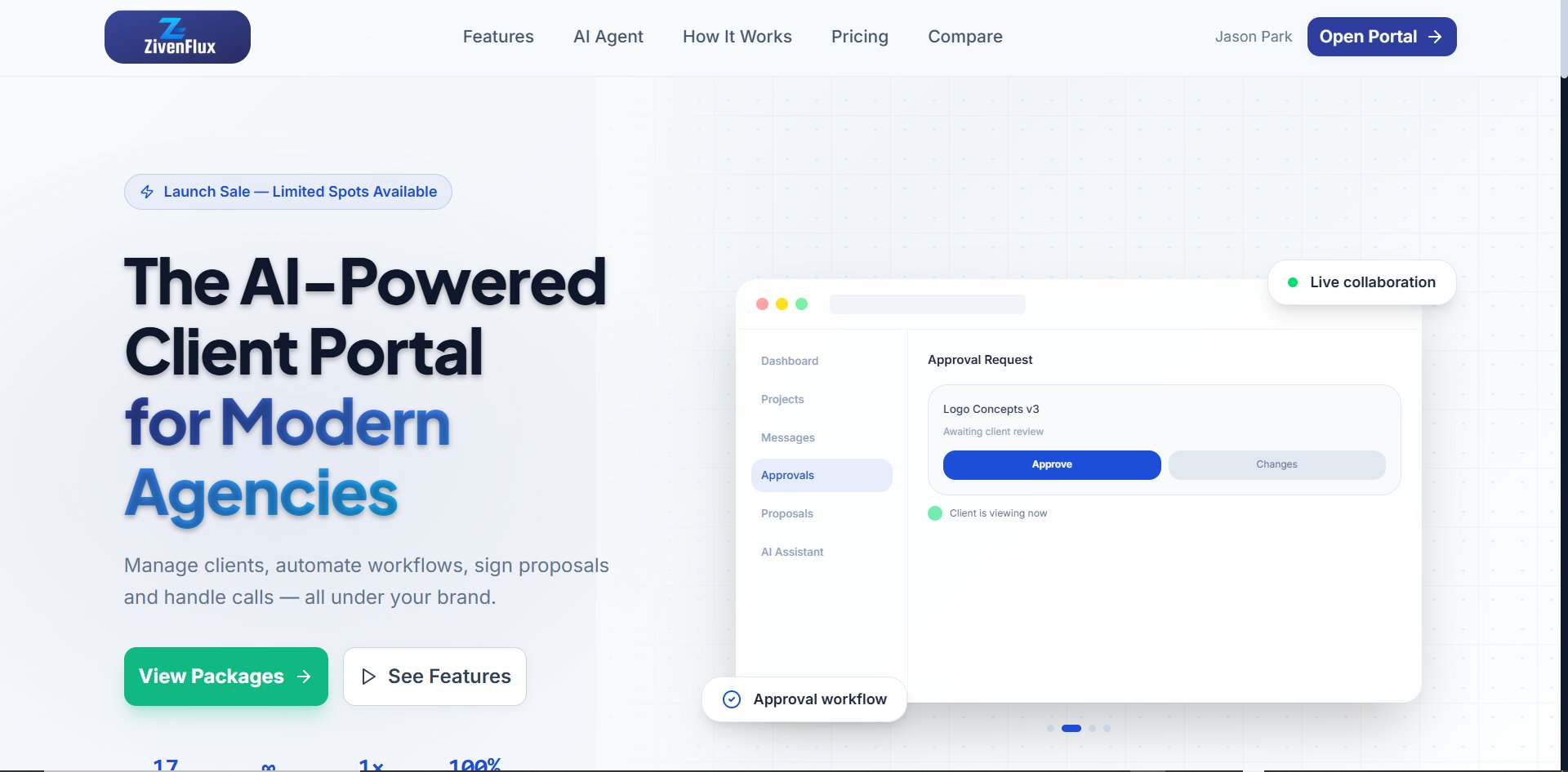 ZivenFlux Client Portal